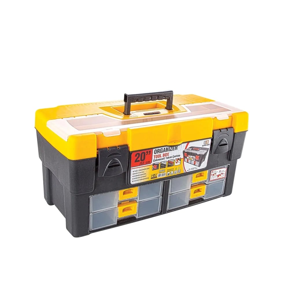 Asr-2055 20 İnç Takım Çantası - Plastik Kilitli