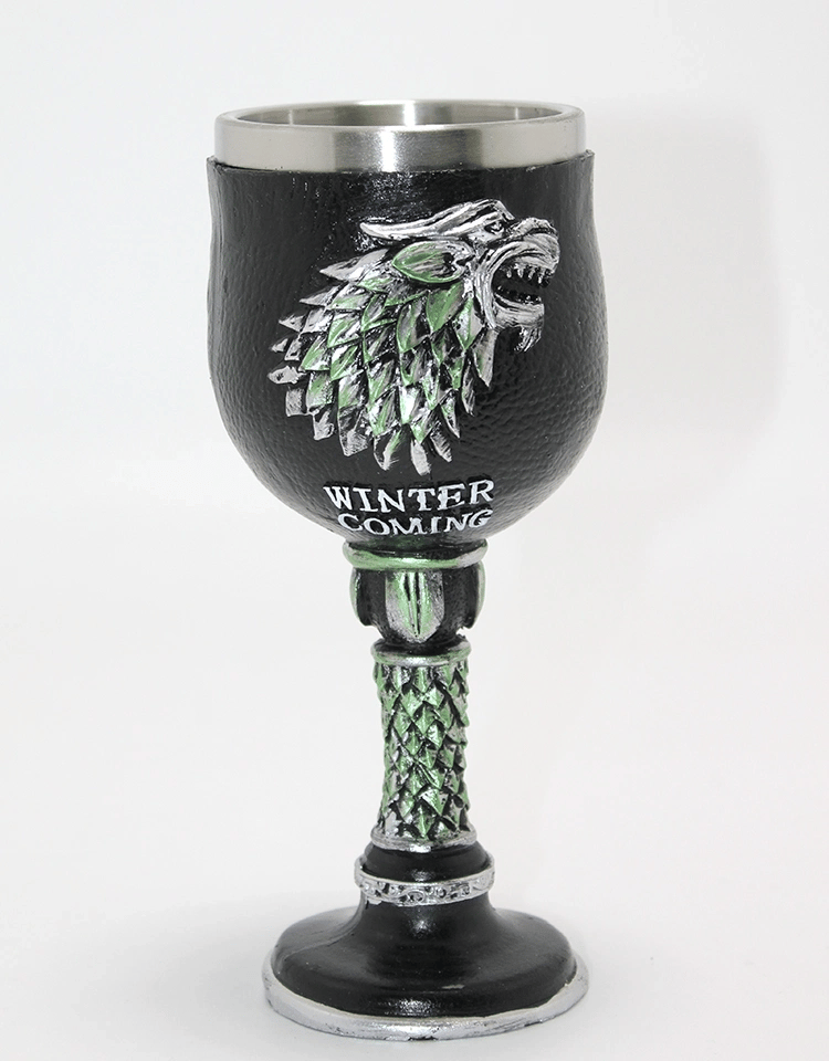 Game Of Thrones House K 3d Kabartmalı Çelik Kadeh Bardak Alk4379