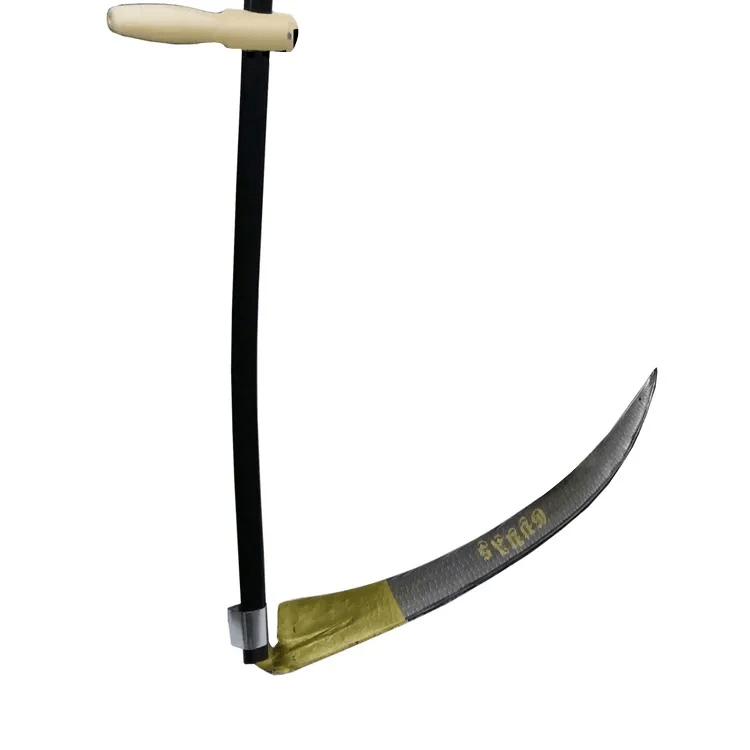 Komple Tırpan - Metal Saplı 6 Parça Set - Ahşap Elcik 75 Cm