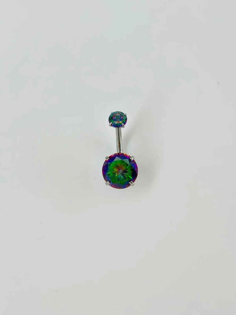 Mistik Topaz Taşlı Göbek Piercing