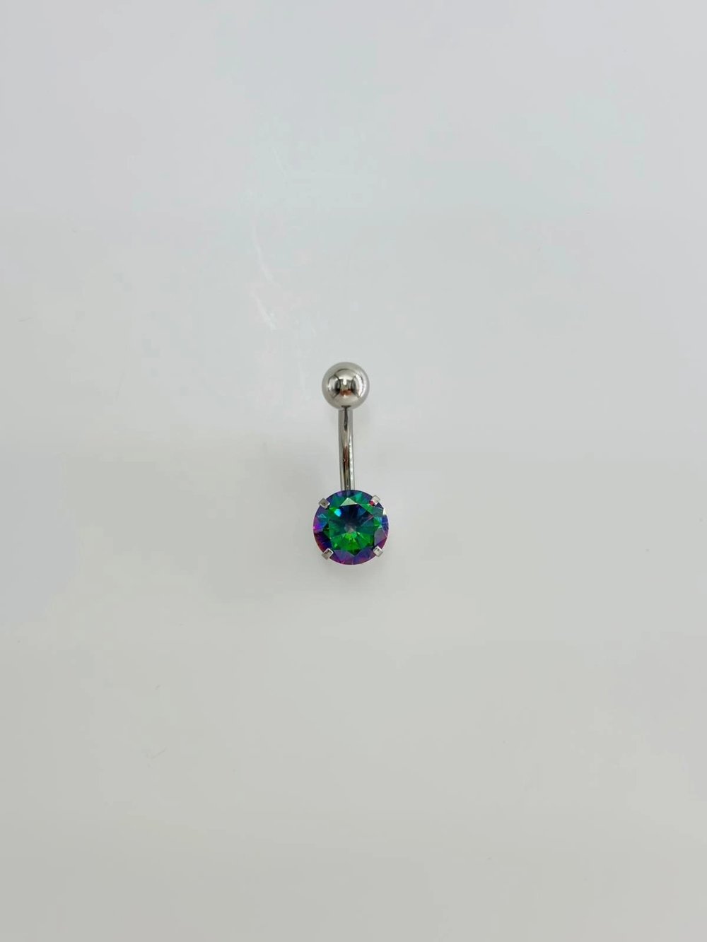 Mistik Topaz Taşlı Göbek Piercing