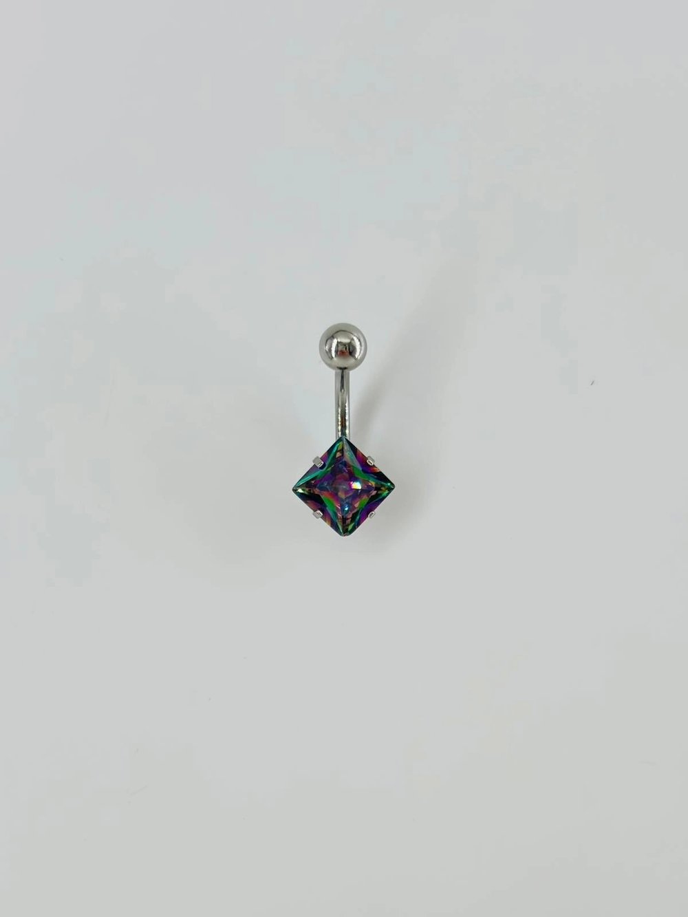 Mistik Topaz Taşlı Göbek Piercing