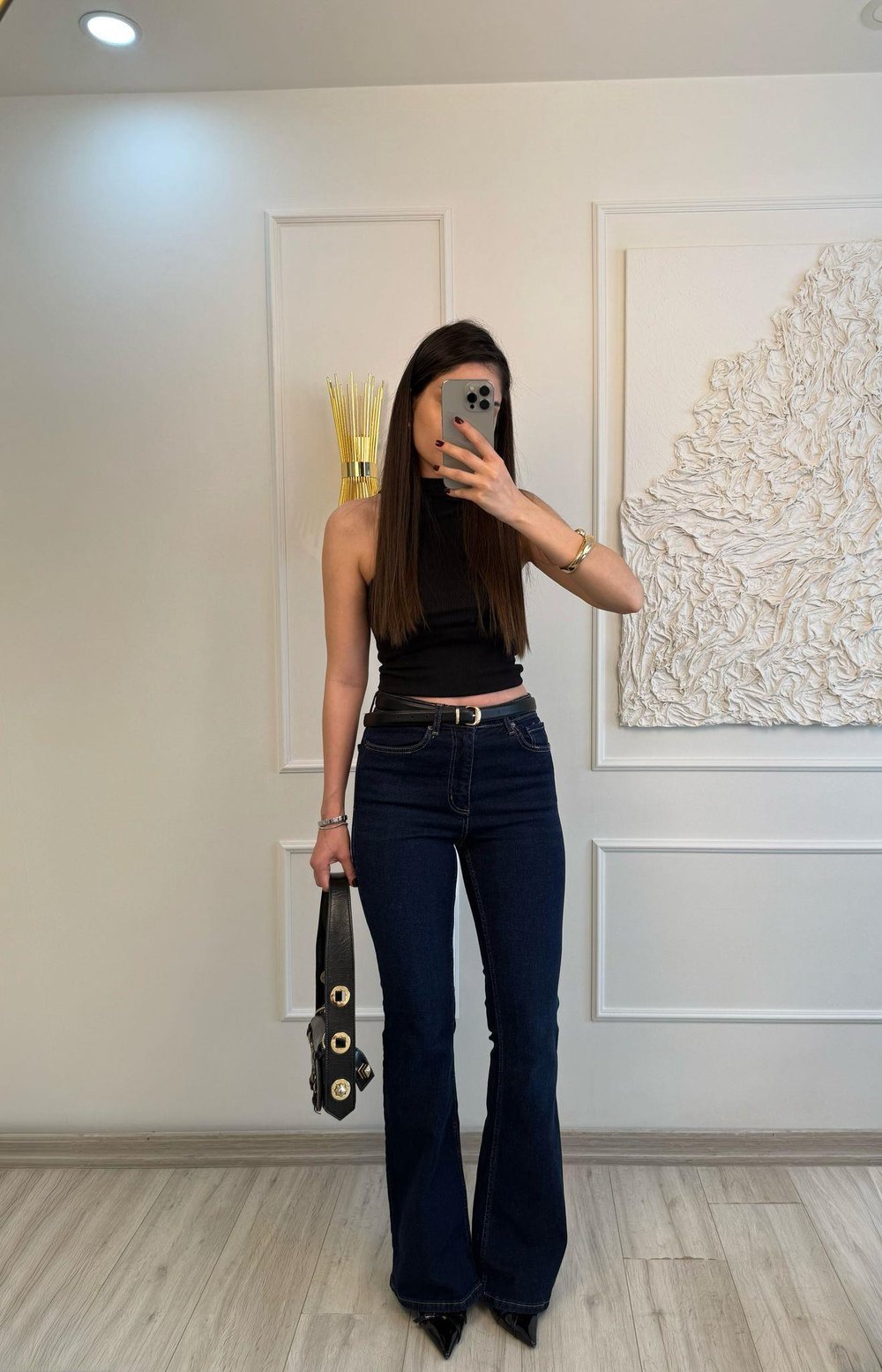 KOYU LACİVERT İSPANYOL PAÇA JEAN