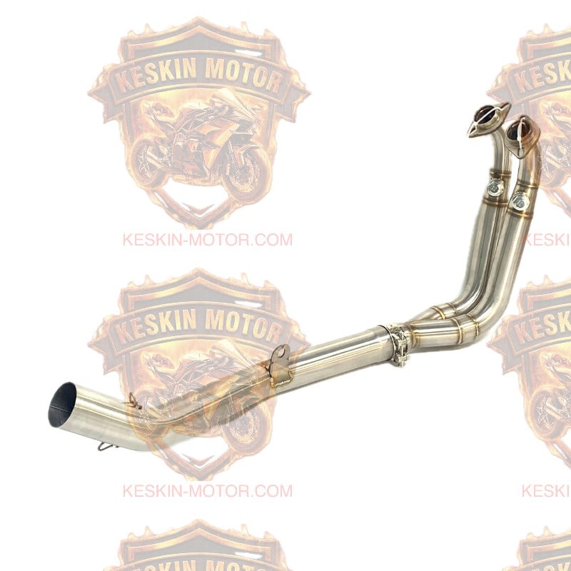 CFMOTO 450SR Paslanmaz Çelik Performans Egzoz Manifoldu (Header Pipe)