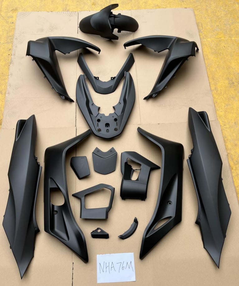 HONDA PCX 2014 - 2017 MAT SİYAH GRENAJ SET