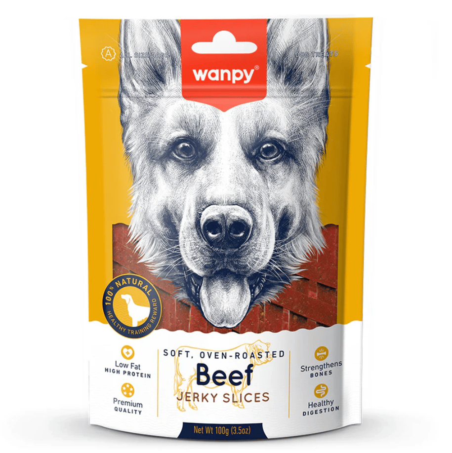 Wanpy Gerçek Biftekli Köpek Ödülü 100 g