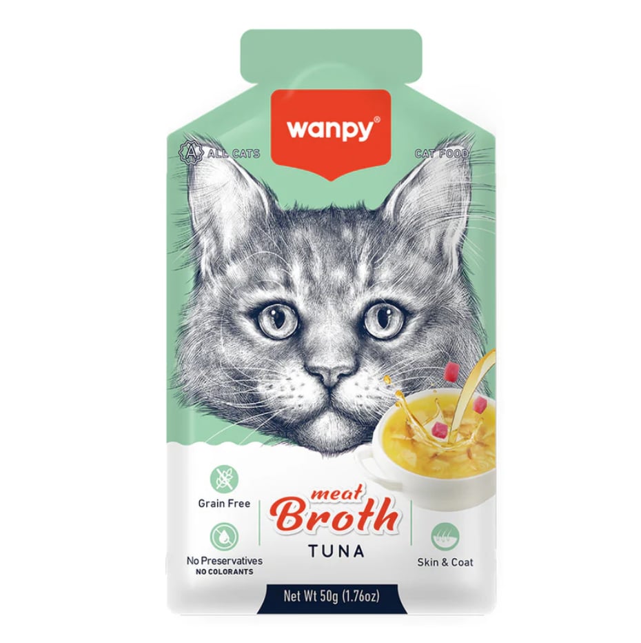 Wanpy Ton Balıklı Tahılsız Kedi Çorbası 50 gr