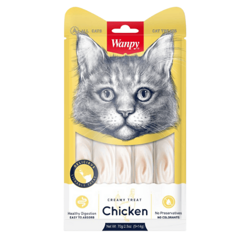 WANPY KEDI ÖDÜL TAVUKLU SIVI 5X14 GR