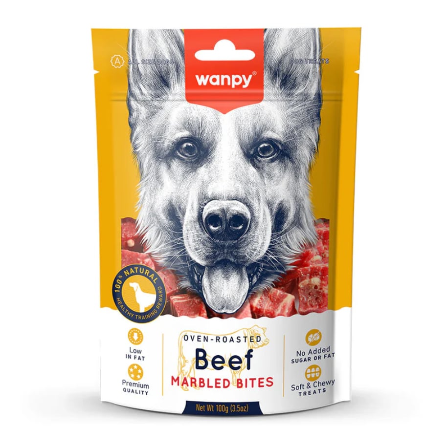 Wanpy Kurutulmuş Et Parçaları Köpek Ödülü 100 g