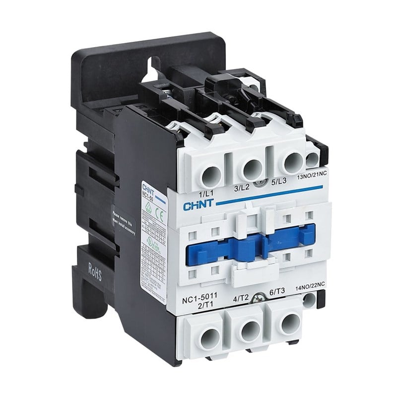 Chint 50 Amper 22 kW (1NA + 1 NK) 3 Kutuplu 220 VA AC Kontaktör - 222489