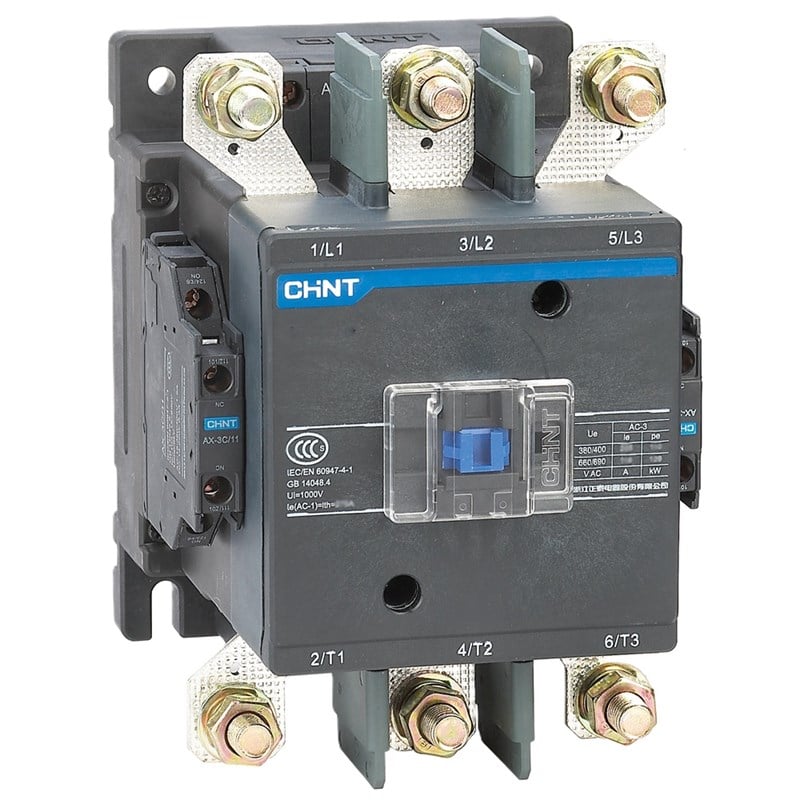 Chint 160 Amper 75 kW (2NA + 2 NK) 3 Kutuplu 220 V AC Kontaktör - 925254