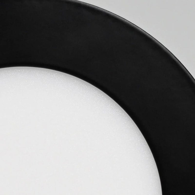 YCL 9 W Led Panel - Gün Işığı (3000K) - Siyah Kasa - Yuvarlak - Sıva Altı - ALP-1209G