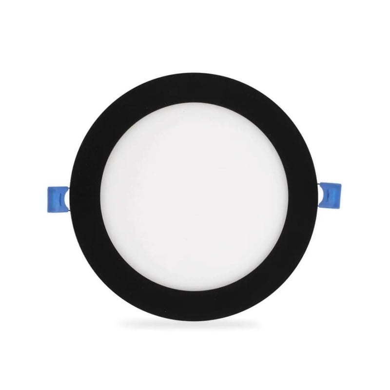 YCL 12 W Led Panel - Sarı Işık (4000K) - Siyah Kasa - Yuvarlak - Sıva Altı - ALP-1212S