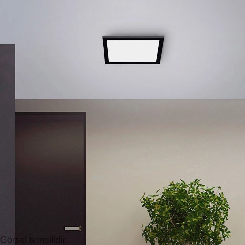 YCL 6 W Led Panel - Gün Işığı (3000K) - Siyah Kasa - Kare - Sıva Altı - ALP-3206G