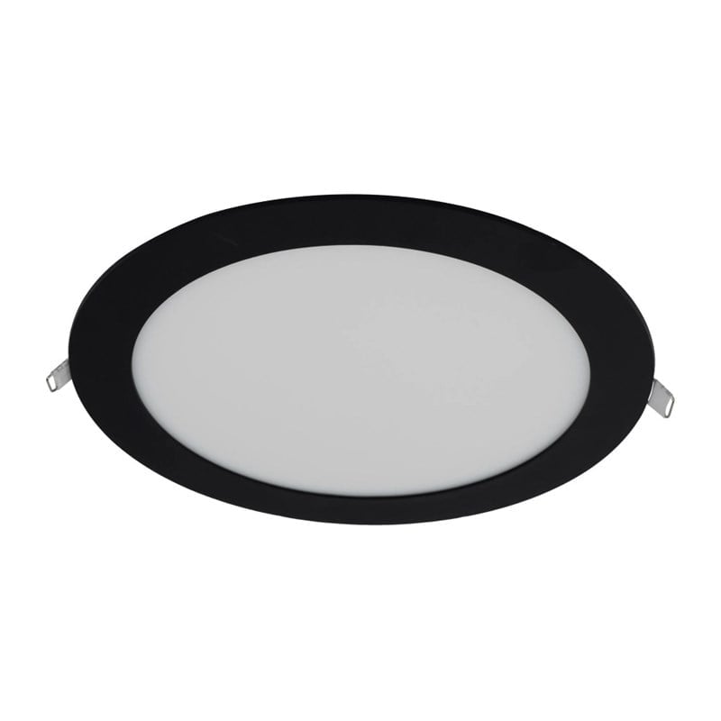 ACK 18 W Led Panel - Beyaz Işık (6500K) - Siyah Kasa - Yuvarlak - Sıva Altı - AP01-01831