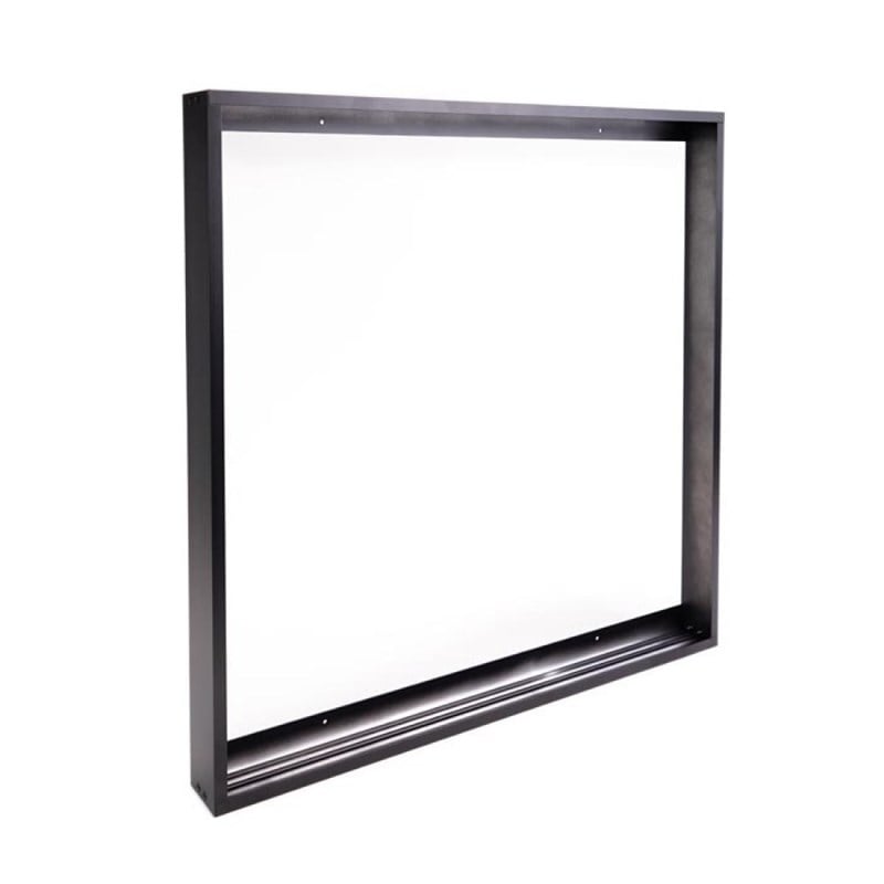 Asa 60 X 60 Led Panel Armatür Kasası - Yekpare - Siyah - ASA-083
