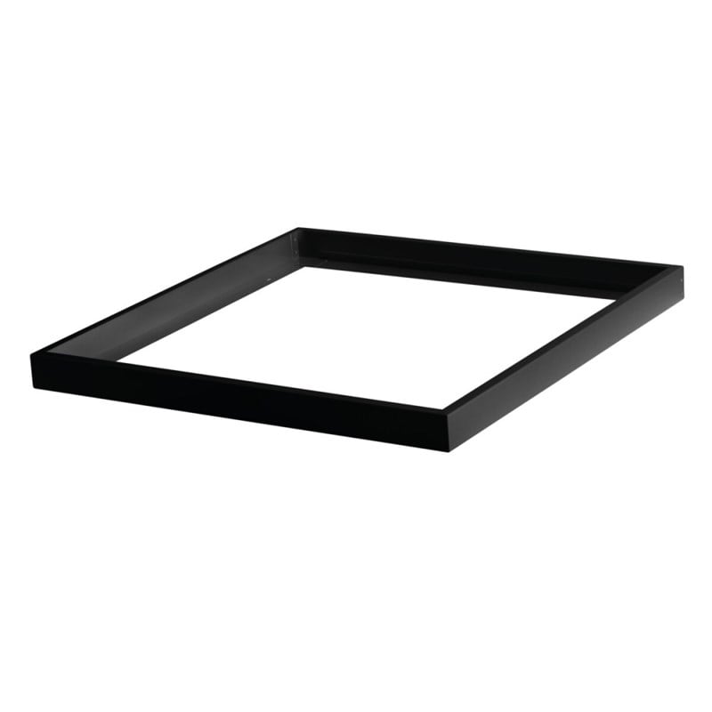 Asa 60 X 60 Led Panel Armatür Kasası - Yekpare - Siyah - ASA-083