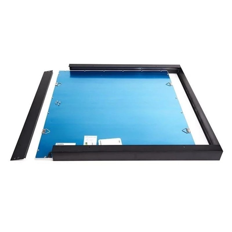 Asa 60 X 60 Led Panel Armatür Kasası - Yekpare - Siyah - ASA-083
