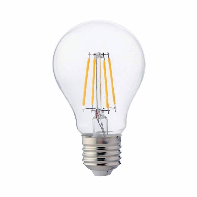 CATA 6 W A60 Flamanlı Rustik Led Ampul - Gün Işığı (3000K) - E27 - CT-4231