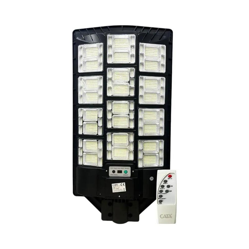 CATA 1200 W Sensörlü Solar Sokak Lambası - Beyaz Işık (6500K) - CT-4645