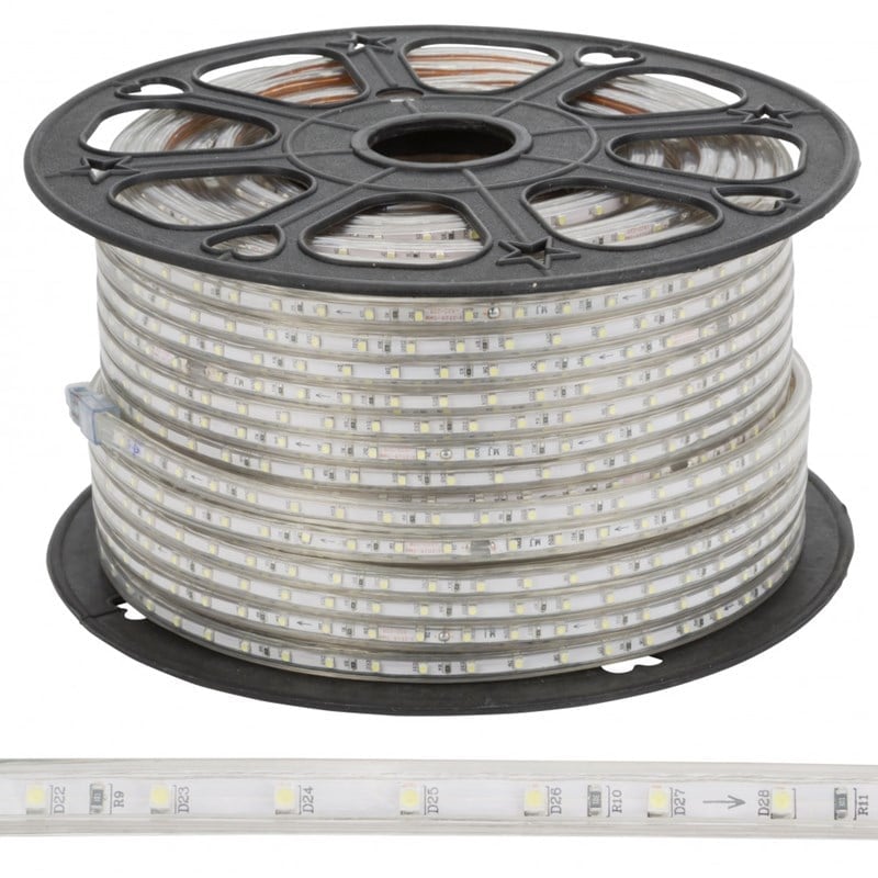 Forlife Trafosuz Şerit Led - Amber Işık - 120 Led - 220 V - Dış Mekan - FL-5118A