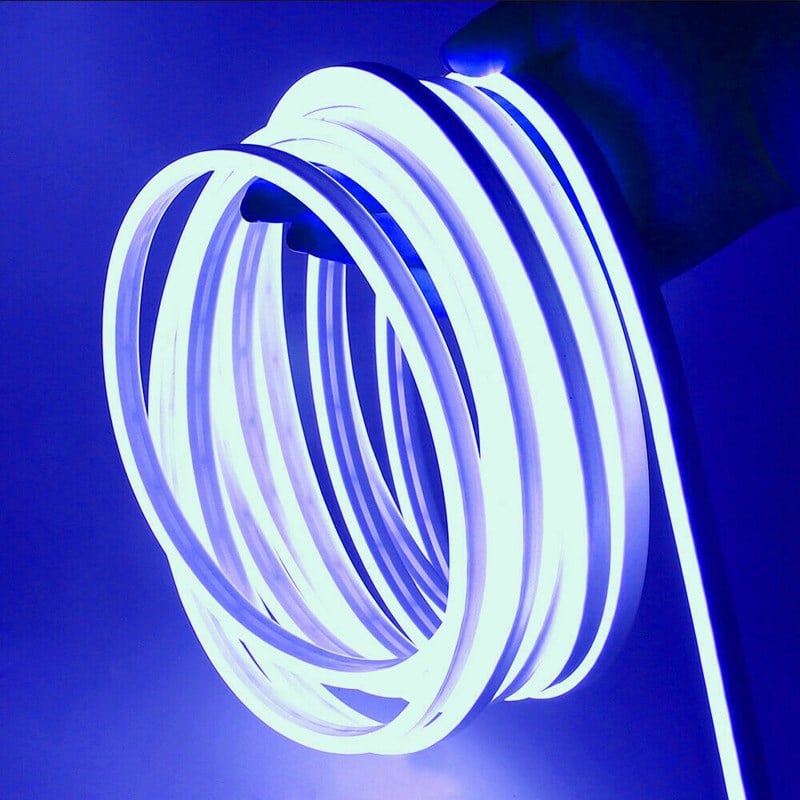 YCL Powerline Esnek Neon Hortum Led - Mavi Işık - 12 V - Dış Mekan - PNE-1265M