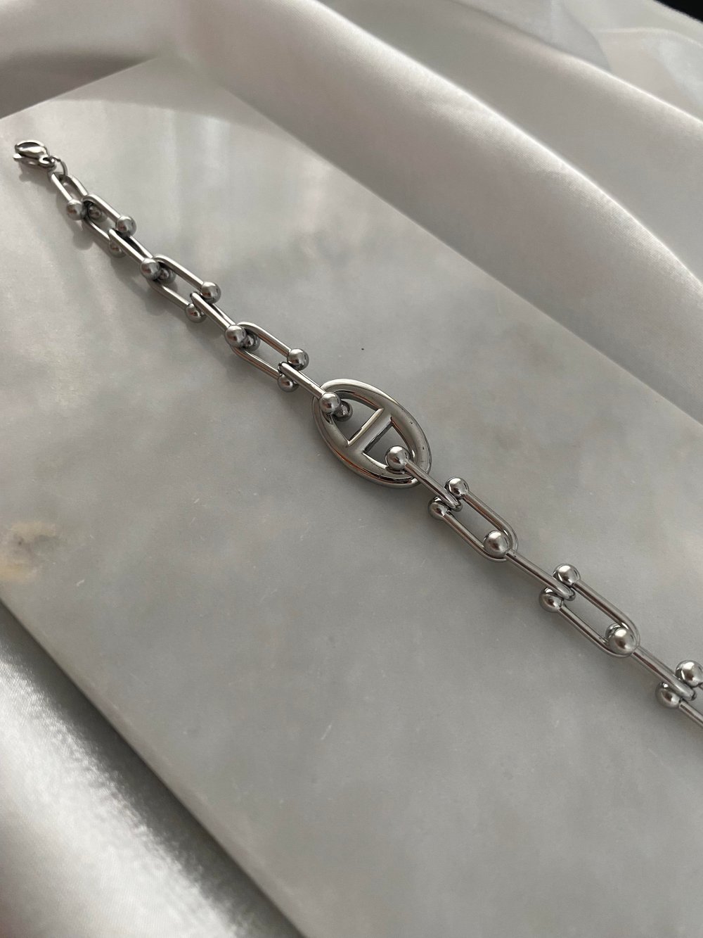 Çelik Tiffany Model Bileklik Silver