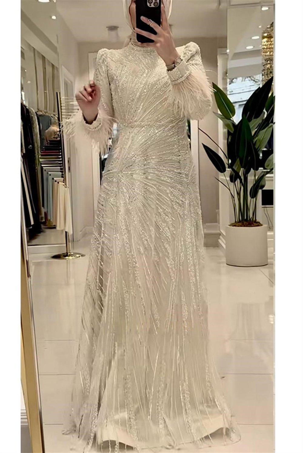 Pınar Şems Ahenk Abiye Gold