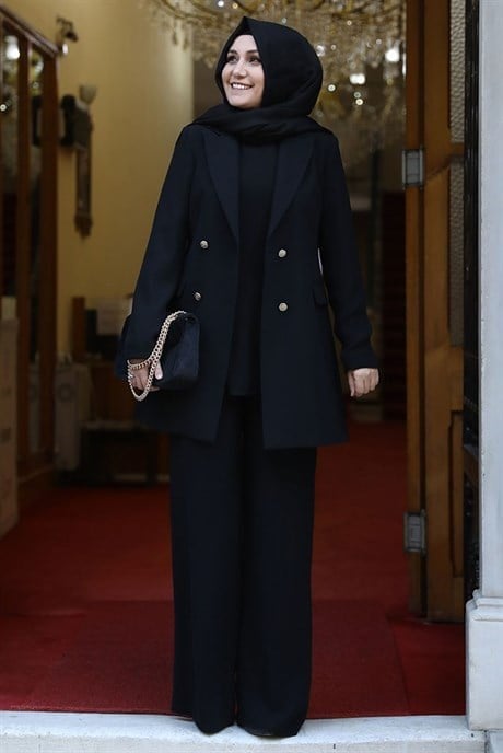 Pınar Şems Blazer Ceket Siyah