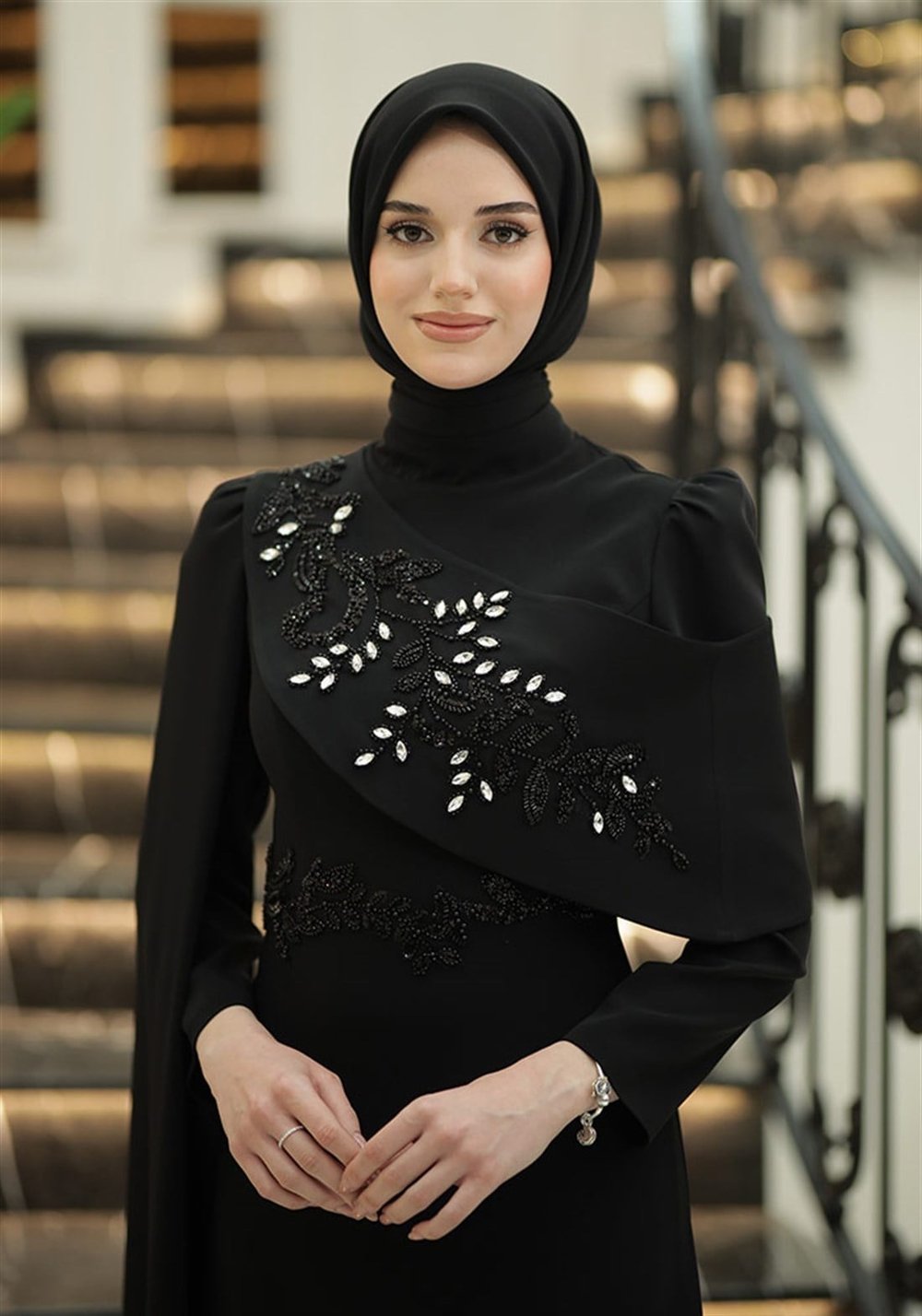 Pınar Şems Cansen Abiye Siyah