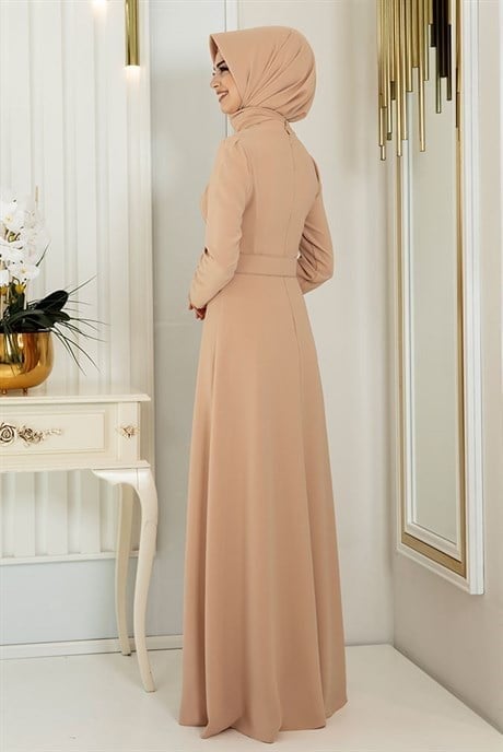 Pınar Şems Ceyda Elbise Camel