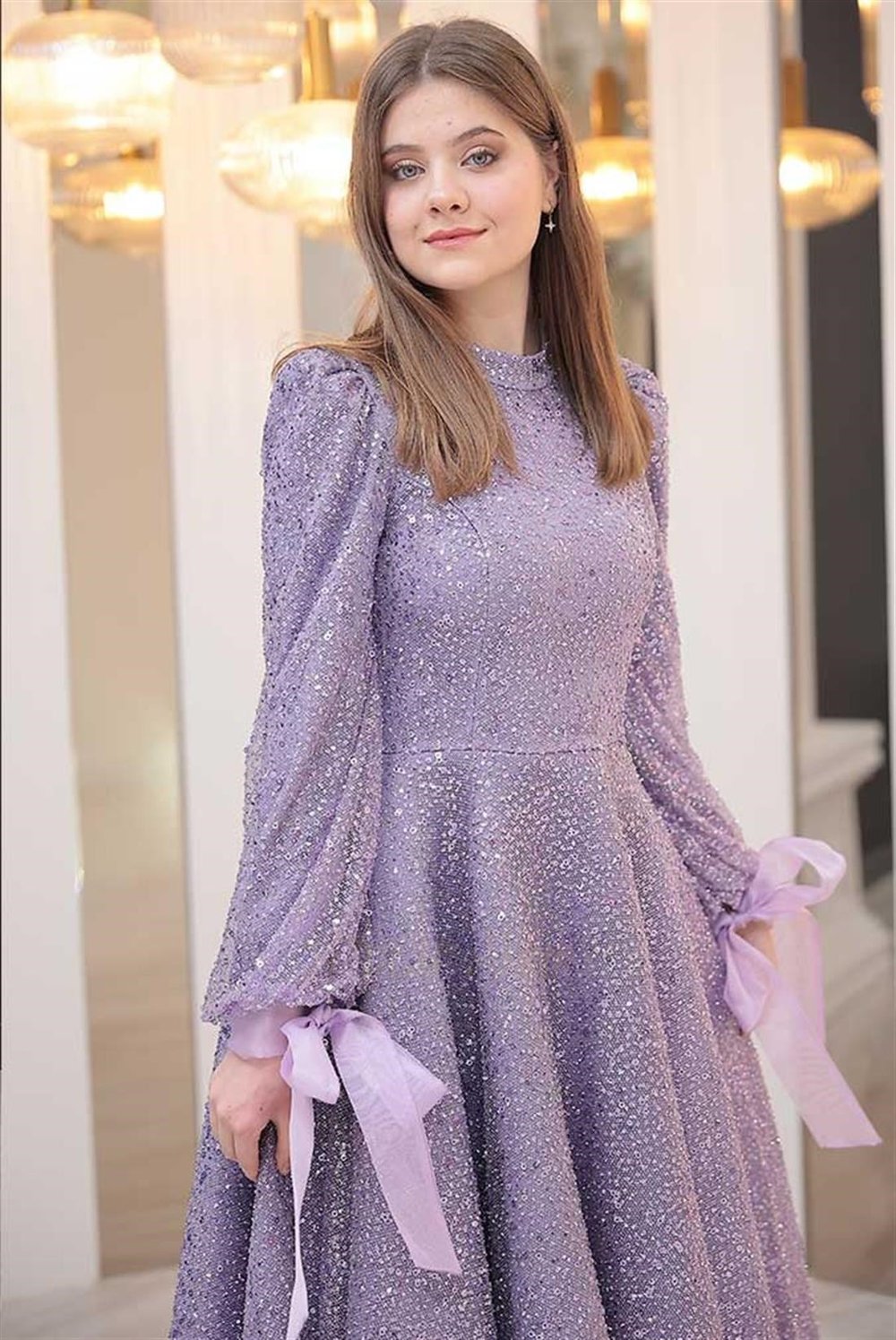 Pınar Şems Işıl Abiye Lila