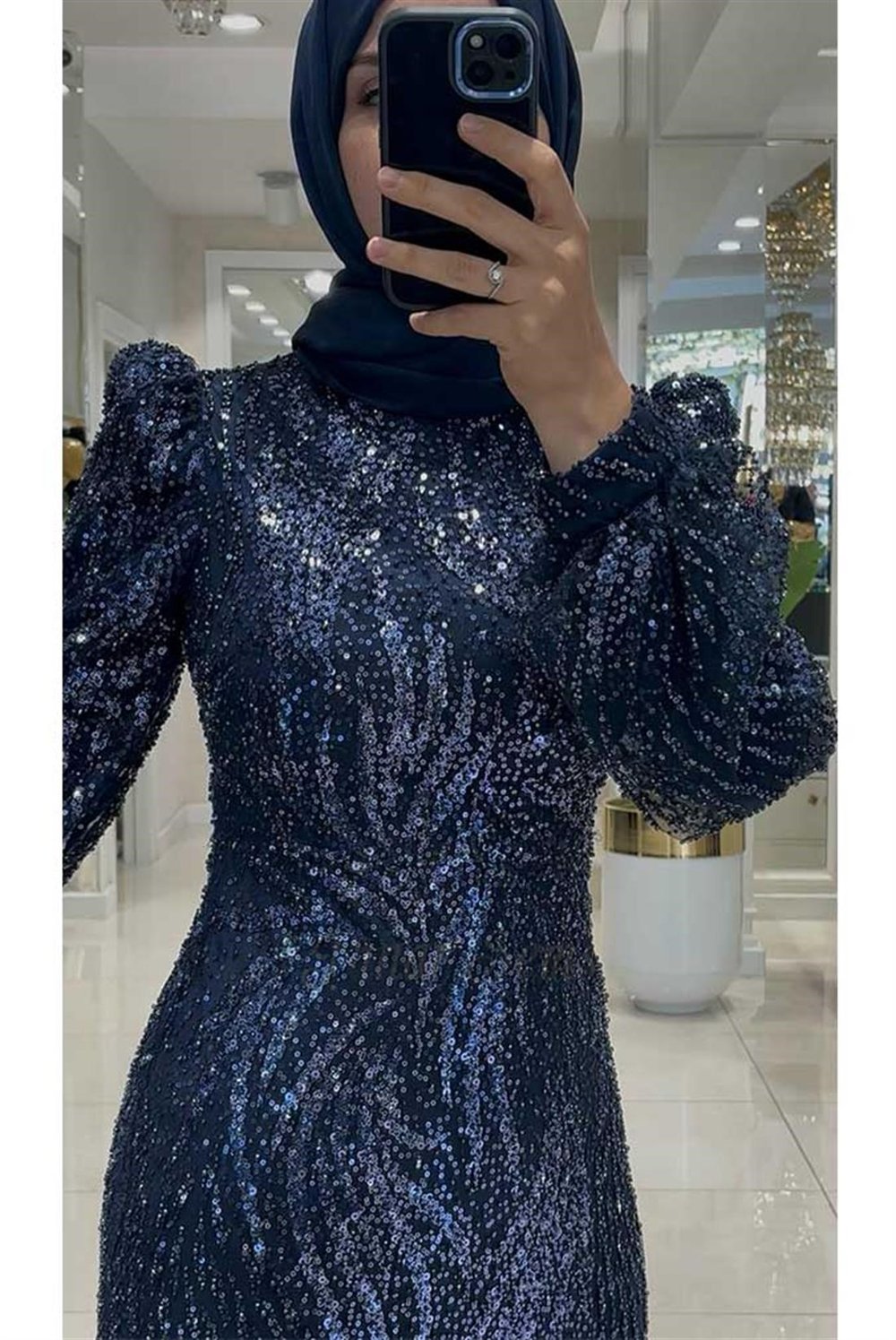 Pınar Şems Leyla Abiye Lacivert