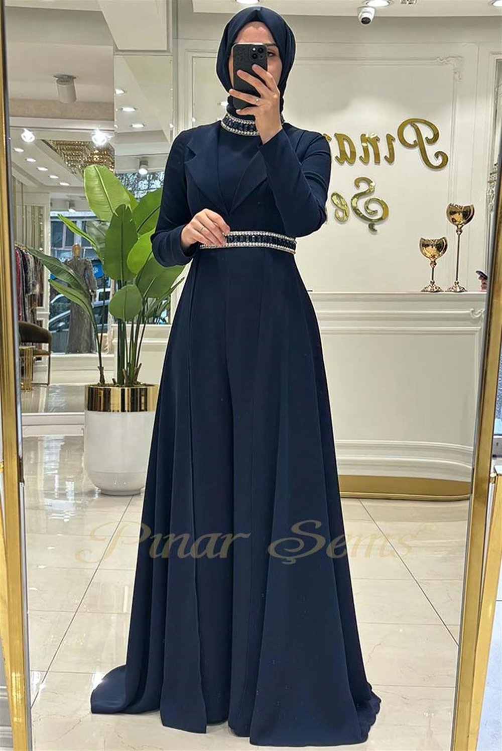 Pınar Şems Melinda Tulum Lacivert