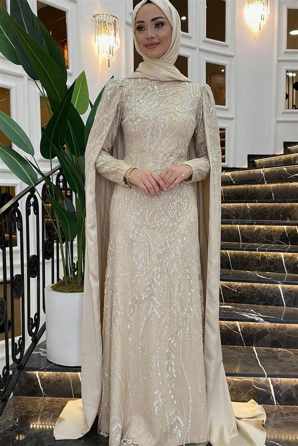 Pınar Şems Nadide Abiye Gold
