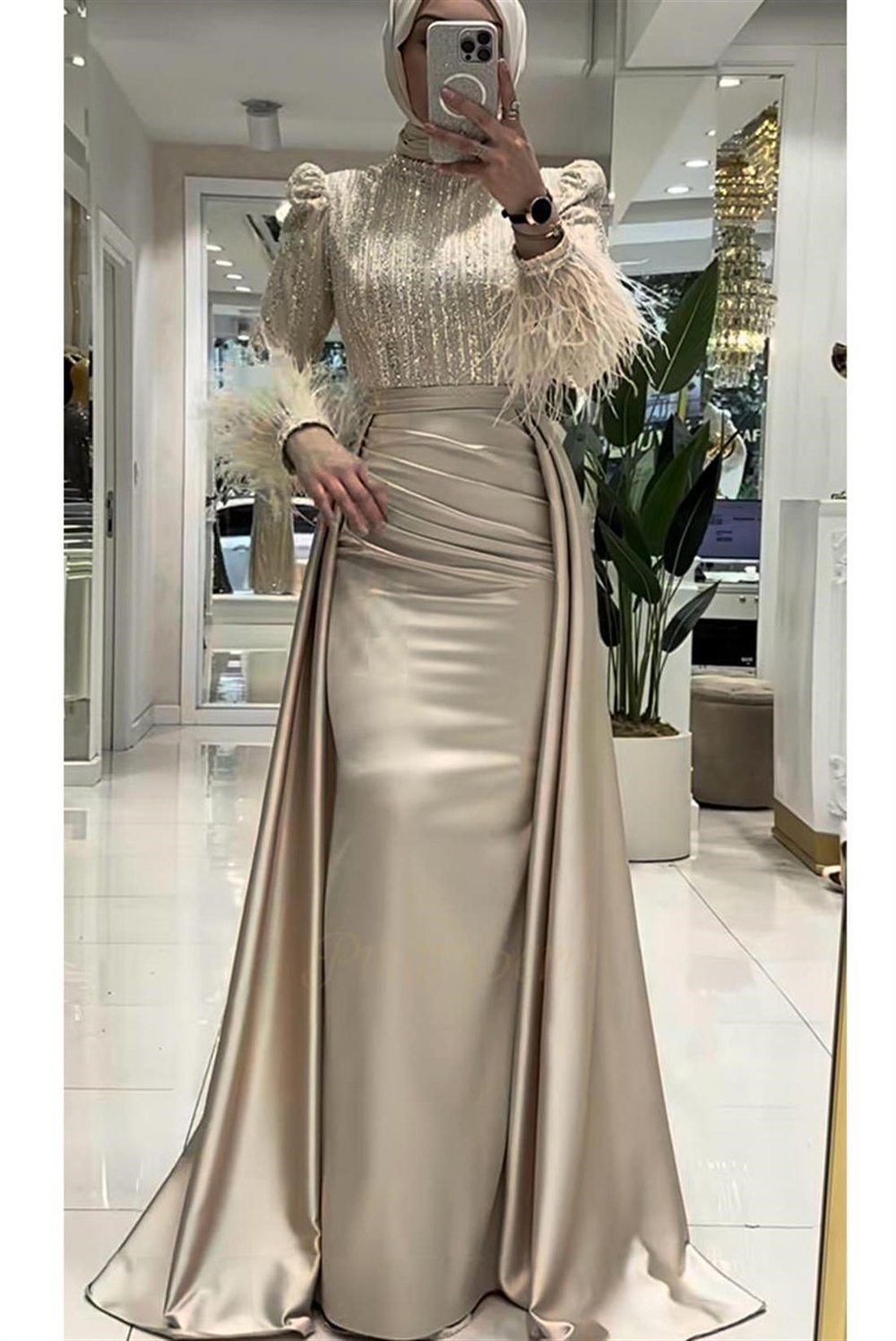 Pınar Şems Yeni Hayat Abiye Gold