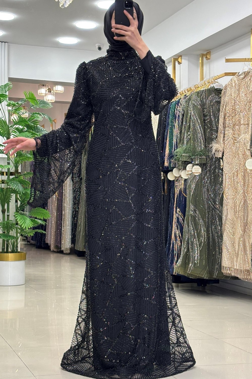 Pınar Şems Meriç Abiye Siyah