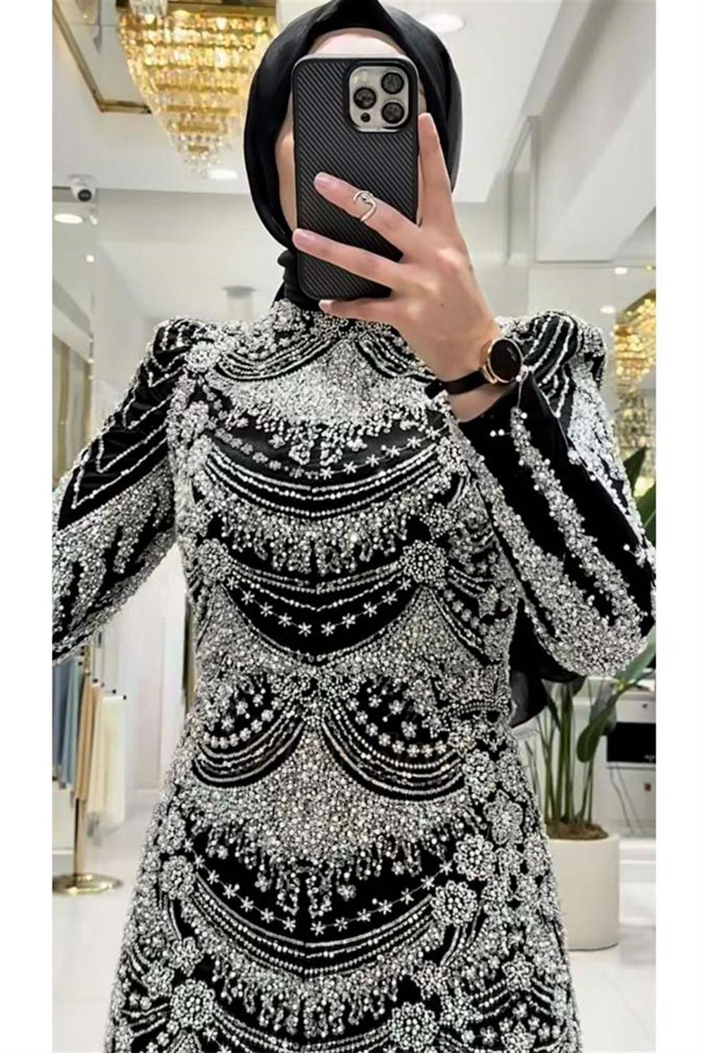 Pınar Şems Nükhet Abiye Siyah