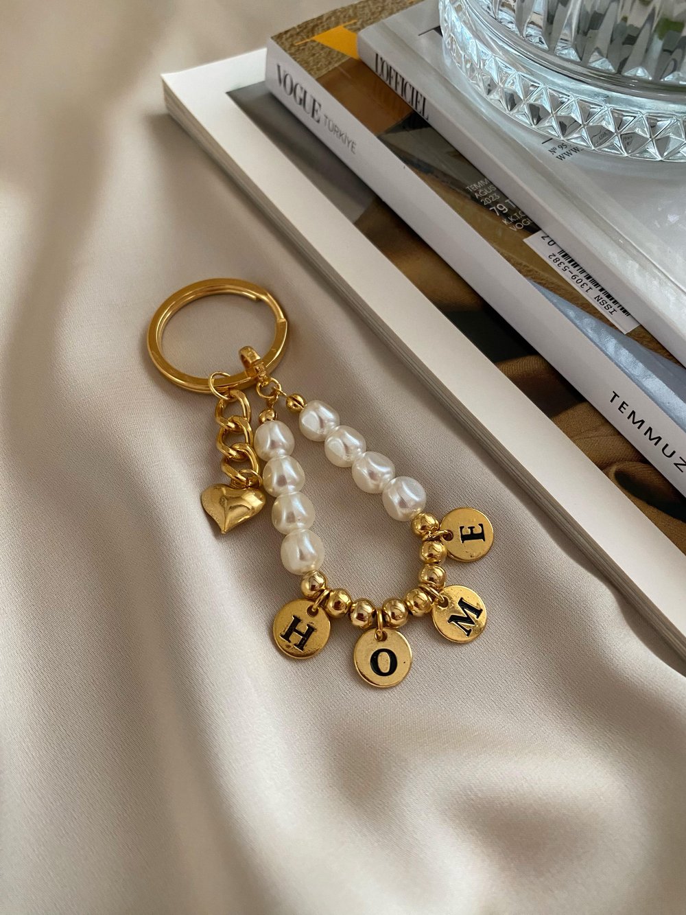 Home Charm İnci Anahtarlık