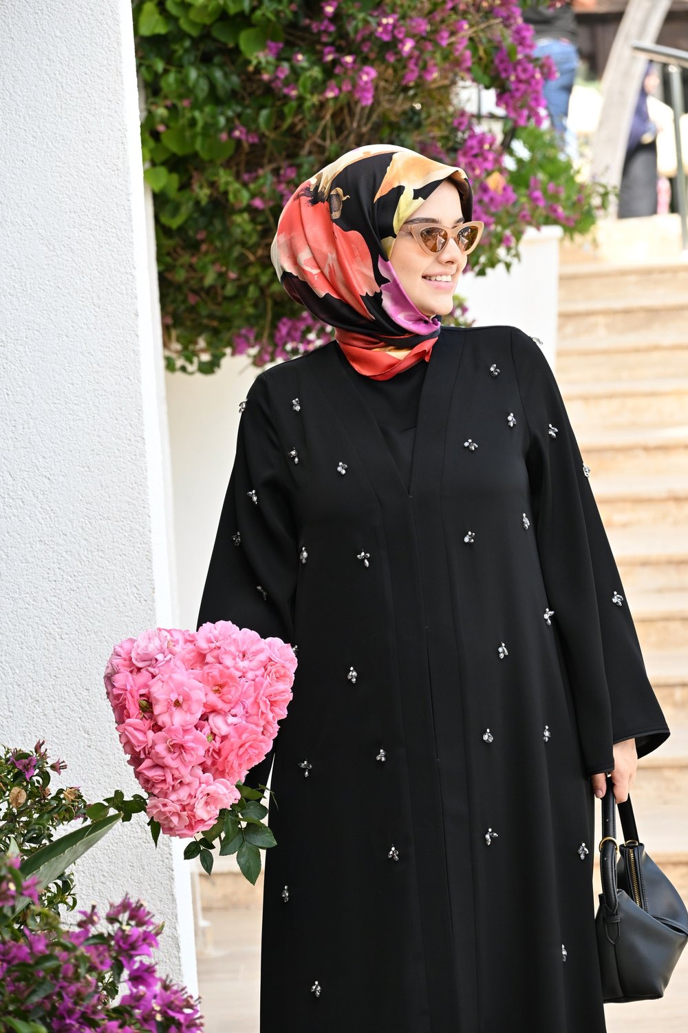 Gümüş Lal Abaya
