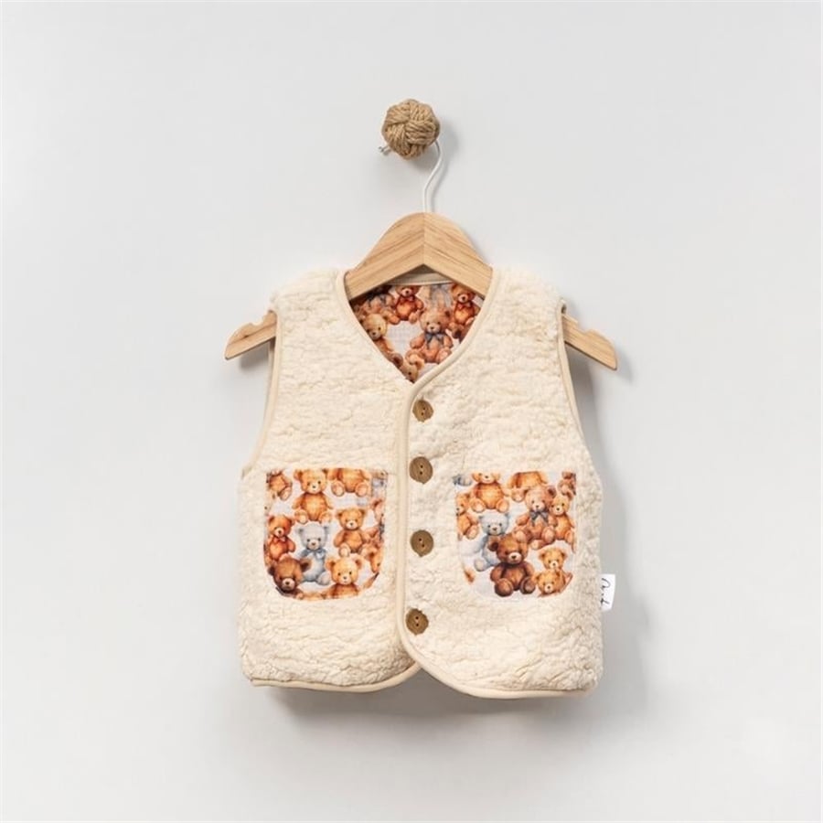 Unisex Çocuk Welsoft Astarlı Yelek 9 Ay - 5 Yaş