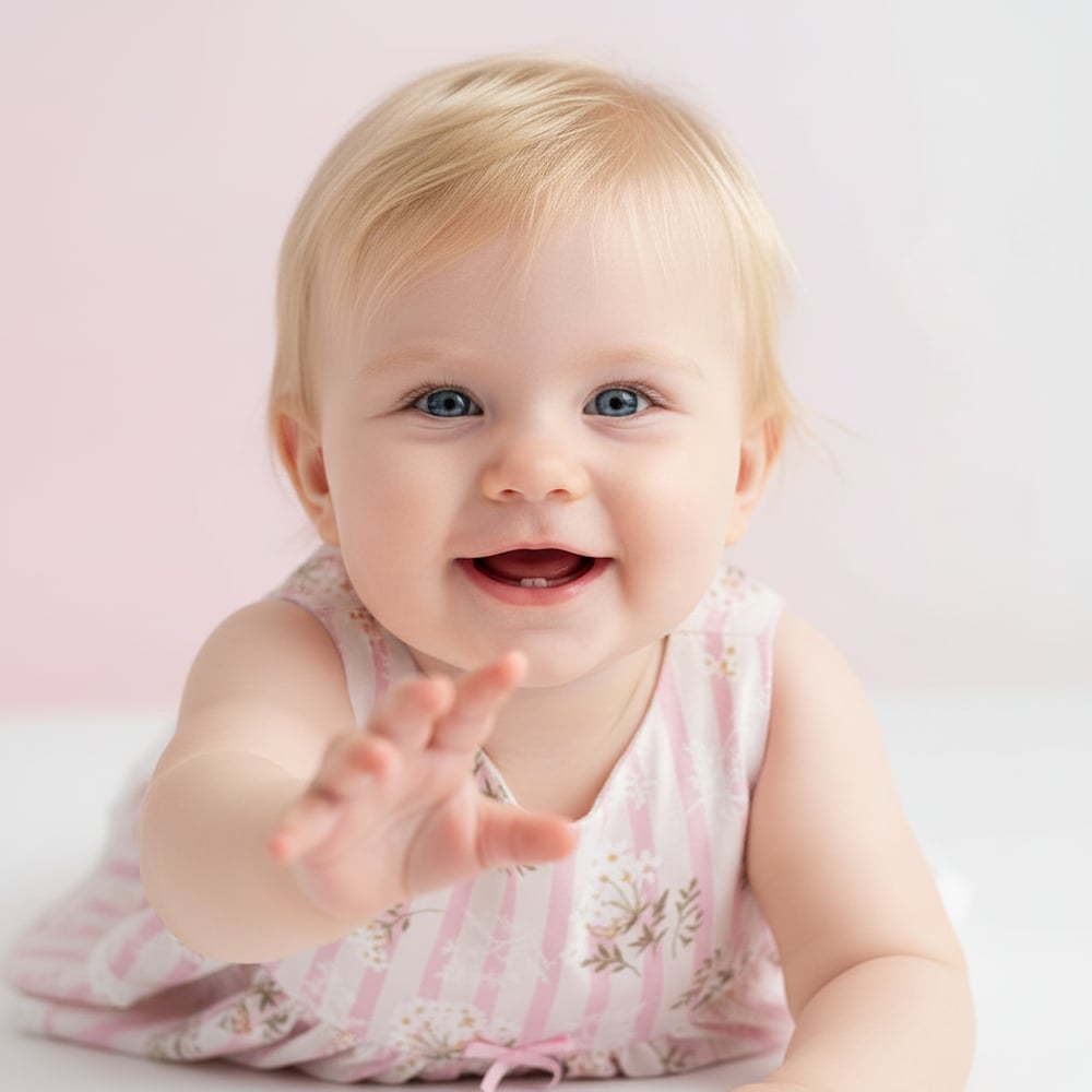 Kız Bebek Çocuk Fiyonklu Çiçekli Sıfır Kollu 2li Takım