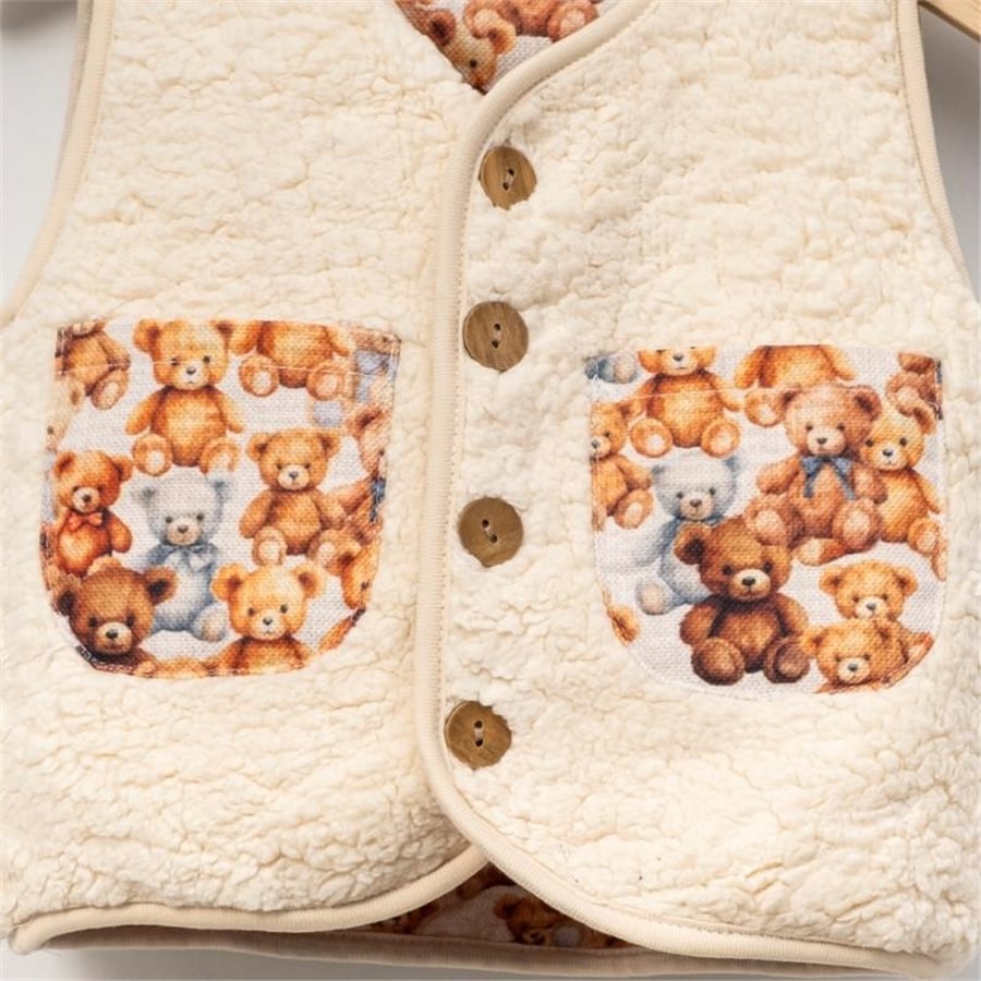 Unisex Çocuk Welsoft Astarlı Yelek 9 Ay - 5 Yaş
