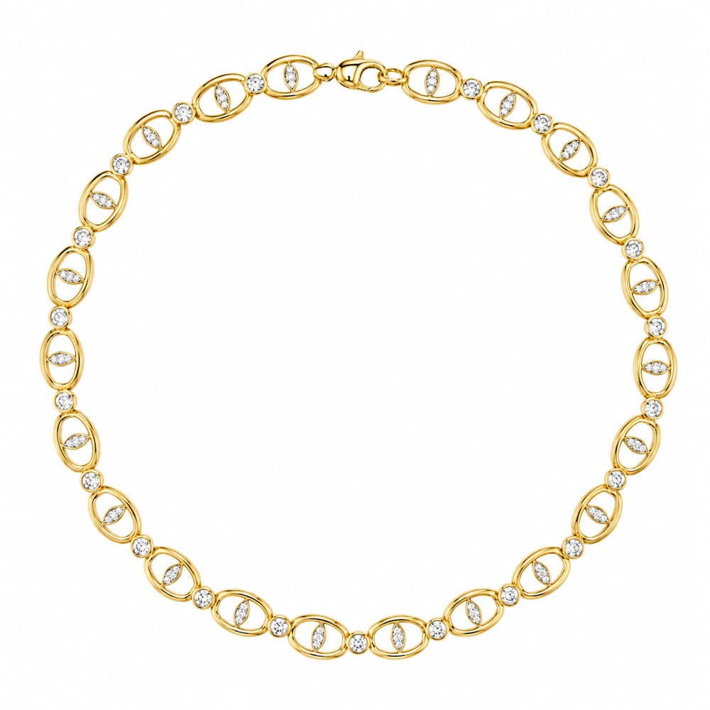 Gold Tasarım Göz Kolye