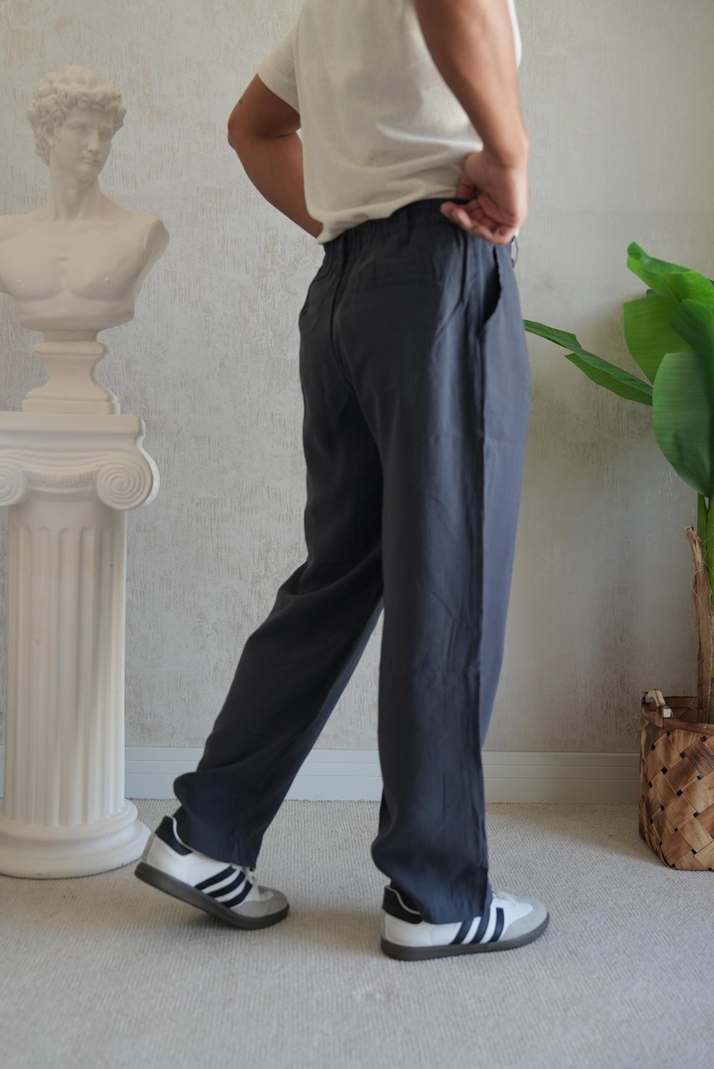 MODAL TEK PİLELİ FRESH İNDİGO PANTOLON