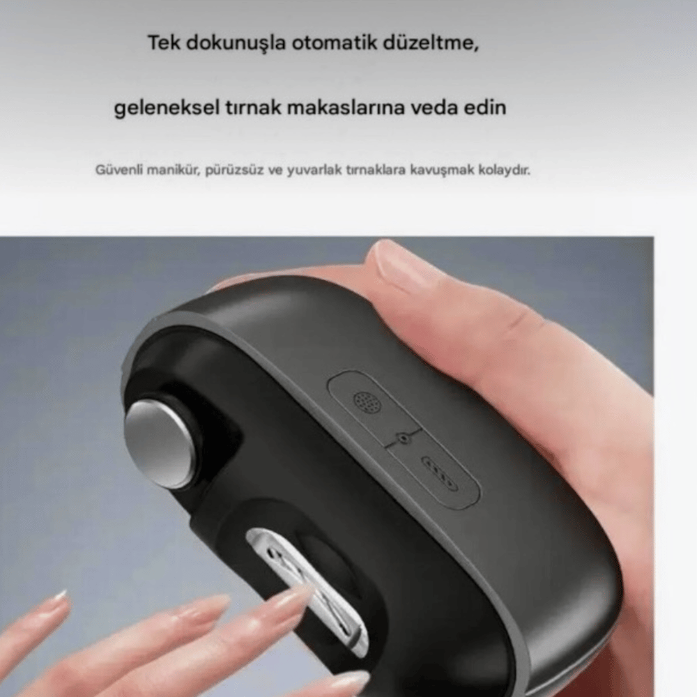 AUHMA ANC-02 4in1 Elektrikli Tırnak Törpüleme Ve Kesme Makası Otomatik Tırnak Makinesi