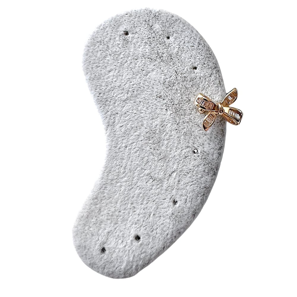 Earcuff Sıkıştırmalı Pirinç Kıkırdak Küpe Baget Taşlı Fiyonk  Altın Renk         