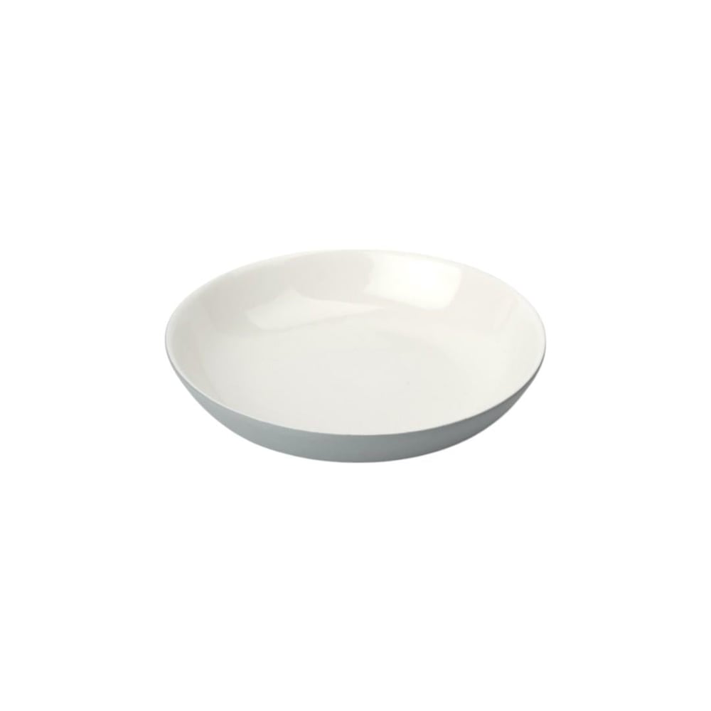 Çukur Yemek Tabağı Gri & Beyaz