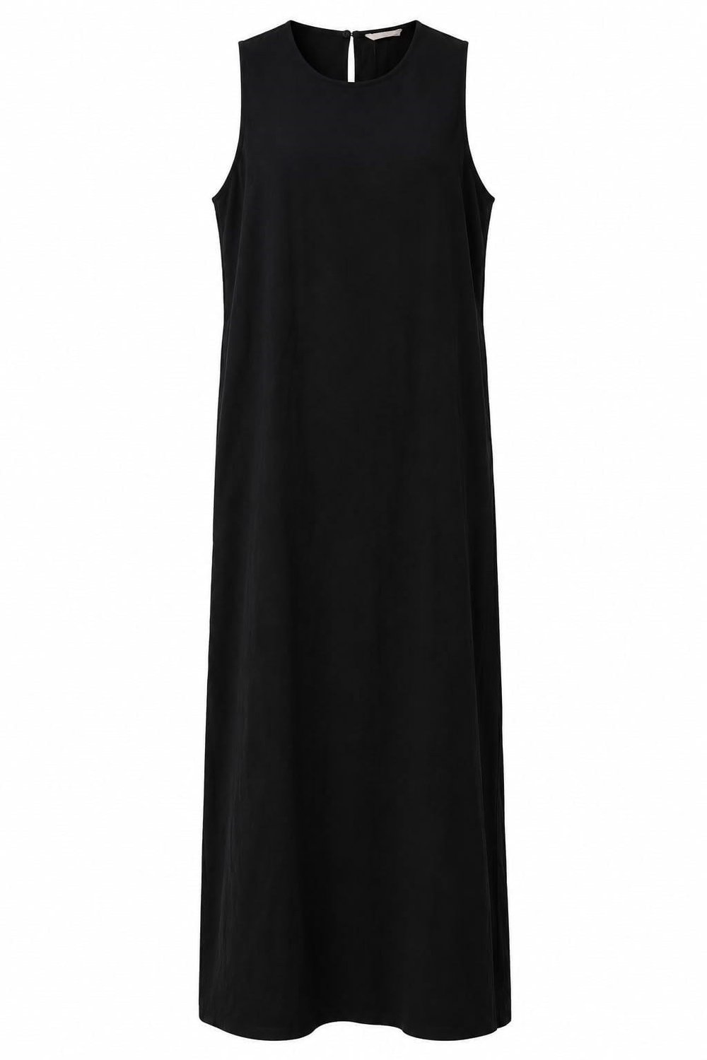 Siyah Dantelli Drape Detay Elbise
