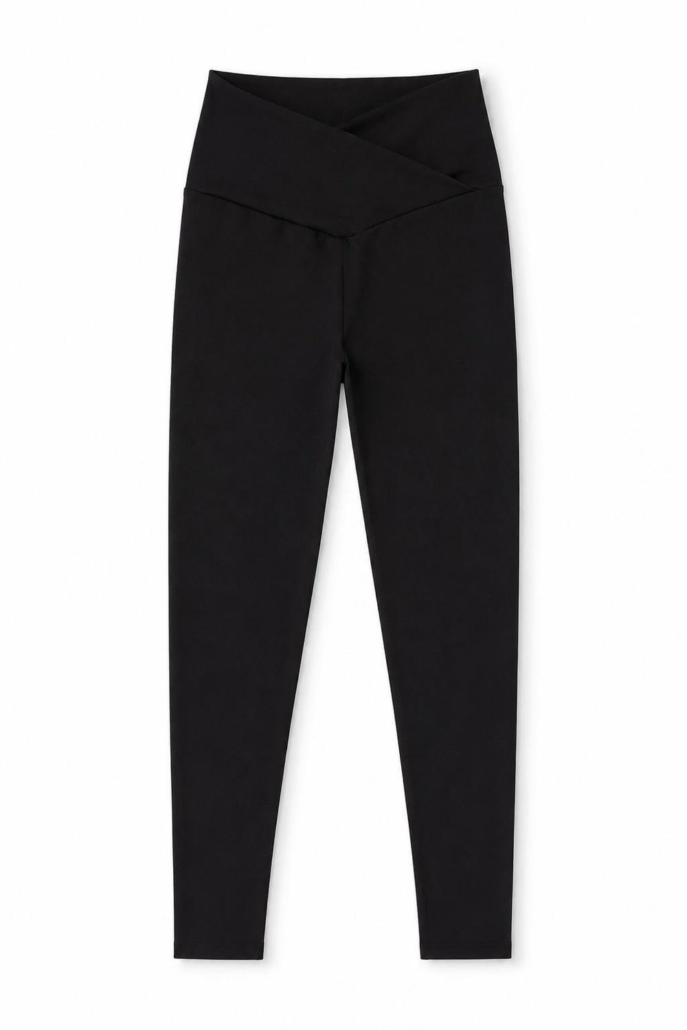 Siyah Toparlayıcı Polyester Tayt